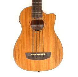 Hadean Bass Uke UKB-23C Cut-Away Fretless