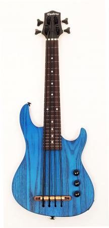 Hadean Bass Uke UKBE-22 Blue Fretless