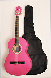 Beginner Left Handed Classical Acoustic Guitar 3/4 Size (36