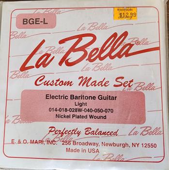 LaBella BGE-L Baritone Electric Guitar Strings
