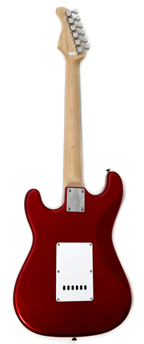 3/4 E-Gitarren Set Für Einsteiger – Inkl. Miniamp, Tasche & Zubehör | Wine Red
