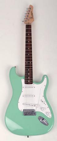 SX RST Pack SGN B Stock Surf Green Guitar - RondoMusic.com