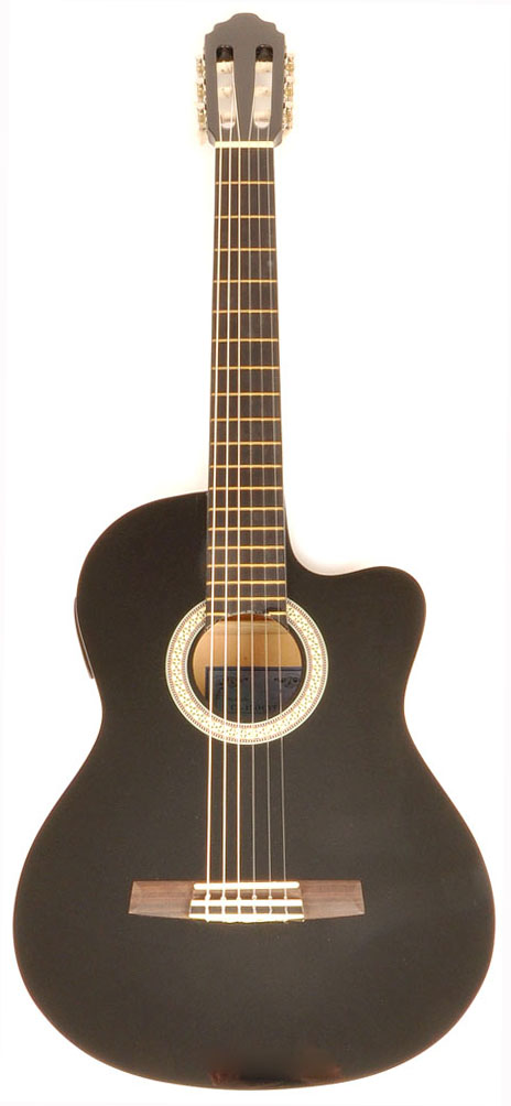 SX CL 150CVT BK Classical Black Acoustic Electric