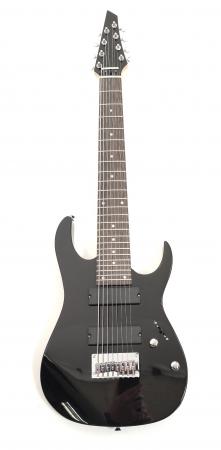 Hadean ELS 8 BK 8 String Guitar