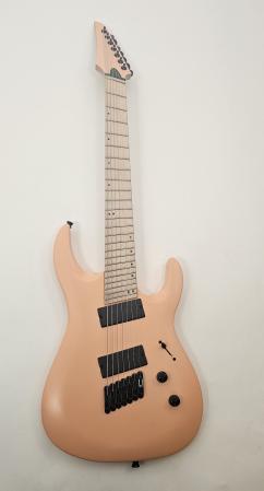 SX Sample 72527 Fan Fret Guitar - Peach B Stock