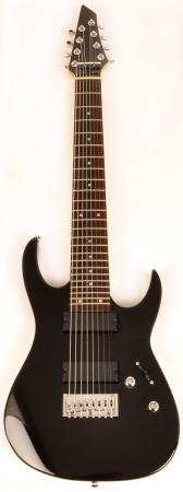 Hadean ELS 8 BK 8 String Guitar