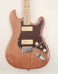 SX Hawk MN Mahogany P90 NAT Electric Guitar