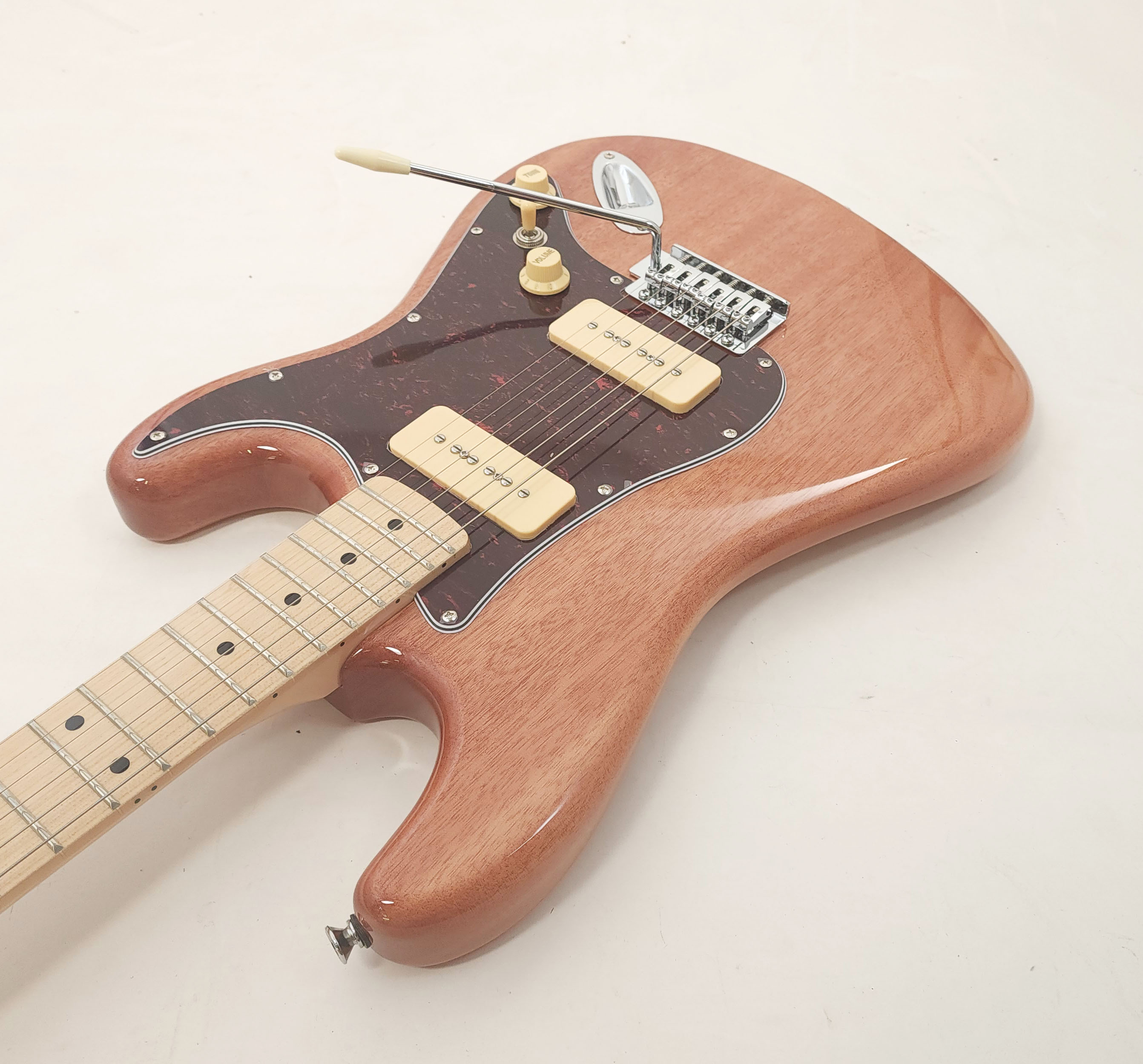 SX Hawk MN Mahogany P90 NAT Electric Guitar