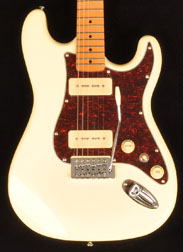 SX Hawk MN Mahogany P90 Vintage White Electric Guitar