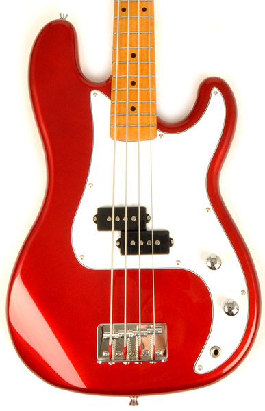 SX Ursa 1 JR MN CAR Short Scale 3/4 Bass Red - RondoMusic.com