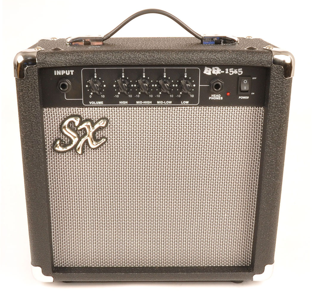 SX Ursa 1 JR RN PK MPP Purple 3/4 Bass Guitar Pack