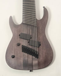 Agile Pendulum Pro 102730 Left-Handed 10-String Multi-Scale Guitar � Charcoal