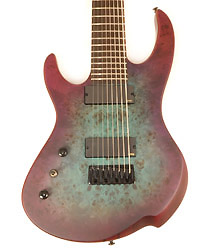 Agile Intrepid Pro 828 EB EMG Satin Blue Purple Burl Left Handed