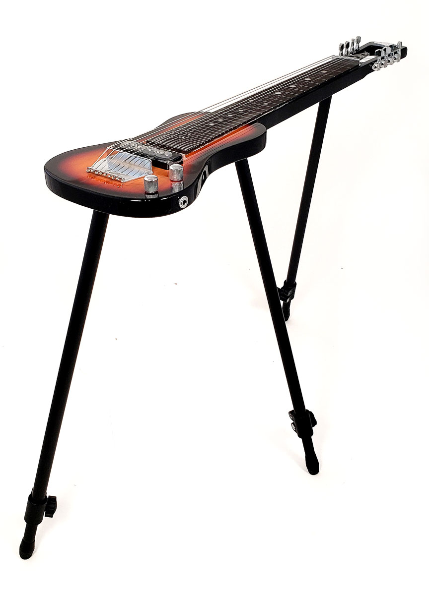 SX Lap 8 Ash 3TS Sunburst 8 String Lap Steel Guitar w/Stand and Bag (Advanced Order 12/16)
