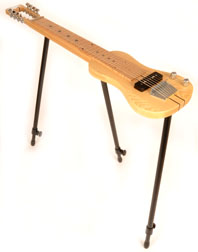 SX Lap 8 Ash NA 8 String Lap Steel Guitar with Stand and Bag