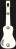SX Lap 1 White Electric Lap Steel Guitar W/Bag and Stand 2