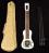 SX Lap 1 White Electric Lap Steel Guitar W/Bag and Stand 0