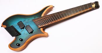 Agile Perihelion HL 82528 Fade Purple Headless Guitar