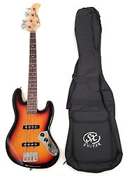 SX Ursa 2 JR RN 3TS NPG Short Scale Bass Guitar w/Bag