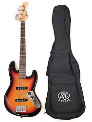 SX Ursa 2 JR RN 3TS NPG Short Scale Bass Guitar w/Bag B Stock