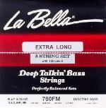 LaBella 760FM-B-XL Flatwound Bass Strings, 5-String Set, Extra Long Scale