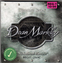 Dean Markley REG-7 7 Guitar String 5 Sets !