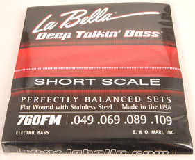 Labella 760 RHBB Round Wound Bass Strings 4 Sting Set 30