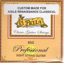 Labella Acoustic 8 String Set Classical Extra Long and Heavy 29-60