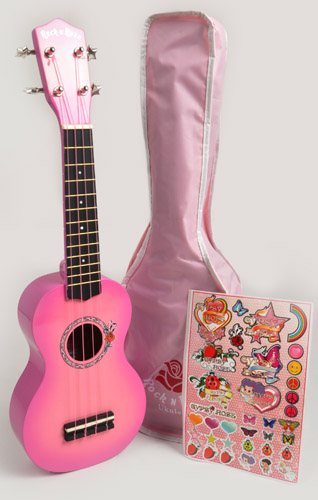 SX Gypsy Rose Uke 1K PK Pink Ukulele RondoMusic
