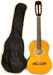 BEGINNER CLASSICAL ACOUSTIC GUITAR 1/2 (Child) SIZE (34 INCH) W/CARRY BAG