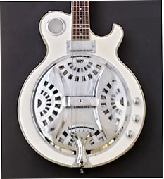 Douglas White Resonator Acoustic / Electric B Stock