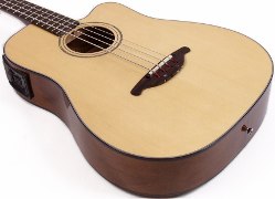 SX Burta Acoustic / Electric Bass (with case) at RondoMusic.com