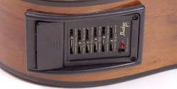 SX Burta Acoustic / Electric Bass (with case) at RondoMusic.com