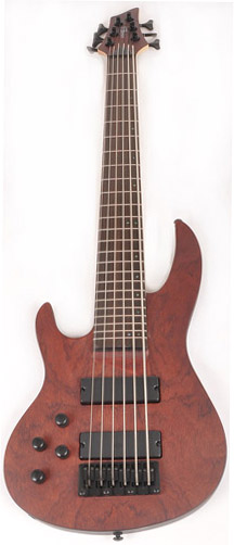Brice HXB-406 3/4 Nat Bubinga Short Scale Bass Left Handed