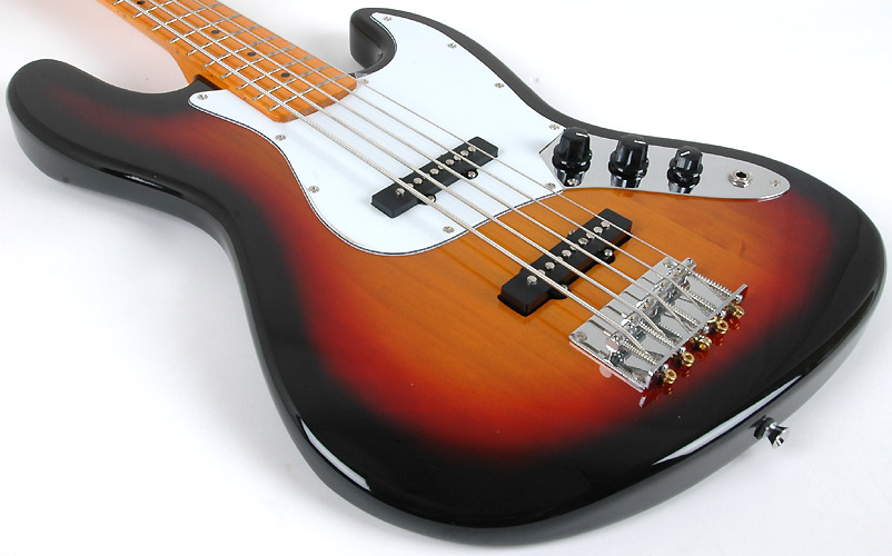 SX SJB-57 4+1 5-String Bass Sunburst at HomeOld
