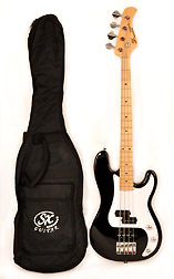 SX Ursa 3 JR MN ALDER BK SHORT SCALE BASS w/Bag 