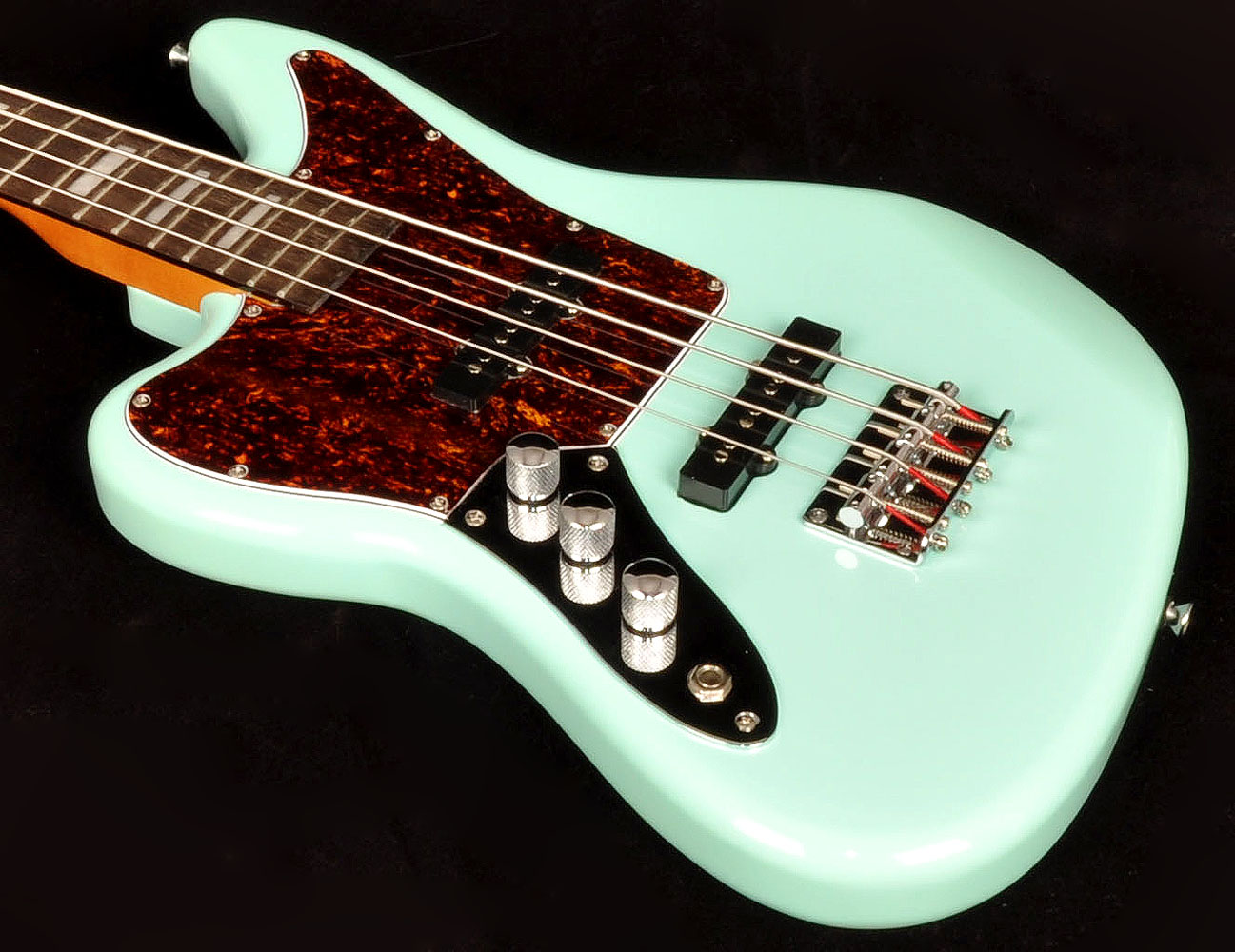 Left handed short clearance scale bass guitar
