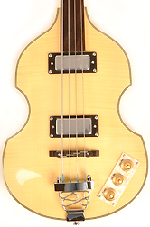 Douglas WVEB-833 Violin Bass Nat Fretless B Stock w/Case