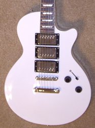 Agile AL-2500 White w/ 3 Humbuckers