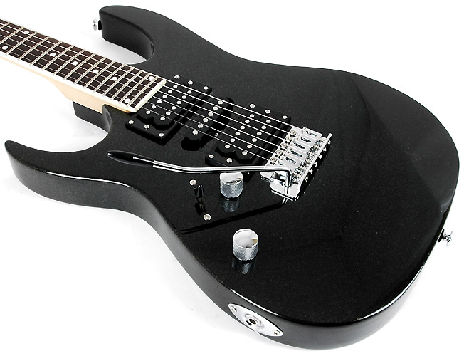 SX EG4K BK Left Handed Guitar Package at HomeOld