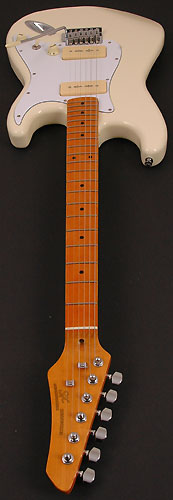 SX Hawk MN P90 Vintage White w/Free Bag - RondoMusic.com
