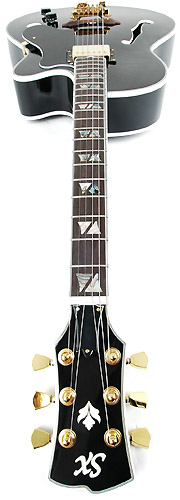 SX EG7 Custom Hollow Body Black - RondoMusic.com