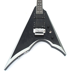 Agile Reaper Custom 625 EB EMG Black Chancery B Stock w/Case