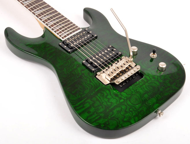 Douglas Scope 725 TG Green 7 String Guitar RondoMusic