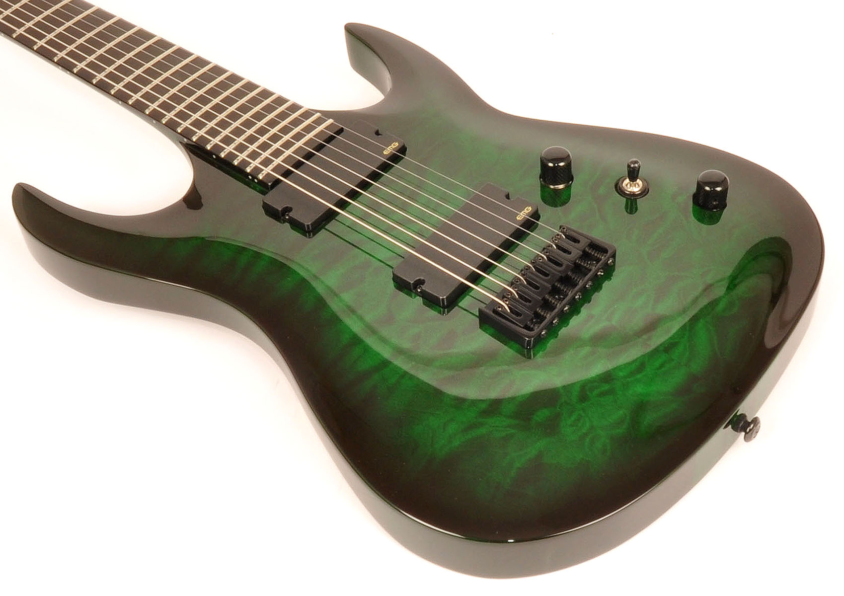 Agile Septor Elite 727 EB EMG Tribal Green - RondoMusic.com