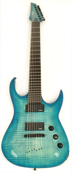 Agile Septor Pro 725 EB CA Oceanburst Flame - RondoMusic.com emg humbucker wiring diagram 