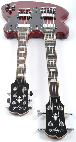 Agile Valkyrie Double Neck Guitar HC 4/6 w/Case - RondoMusic.com
