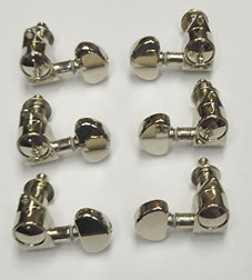 Grover 102-18N (3L+3R) Nickel Reclaimed Tuners Set of 6