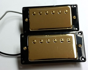 SX Pickups Gold w/Black Rings Re-Claimed (Set of 2)