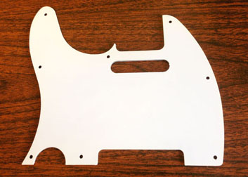 SX Furrian Pickguard White Left Handed